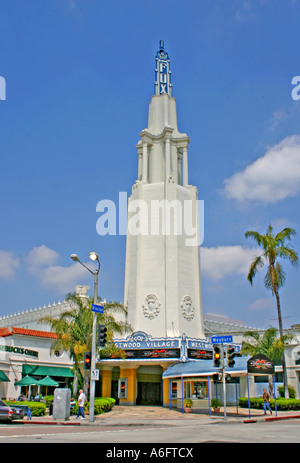 Art Deco theatre Westwood Village California Foto Stock