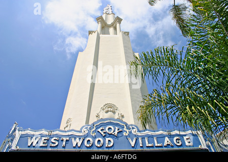 Art Deco theatre Westwood Village California Foto Stock