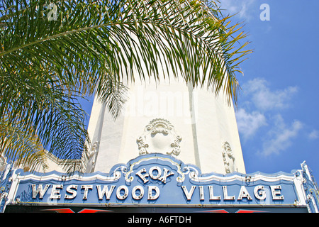 Art Deco Fox Theatre Westwood Village California Foto Stock