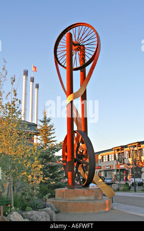 I negozi Old Mill District curvatura Oregon Foto Stock