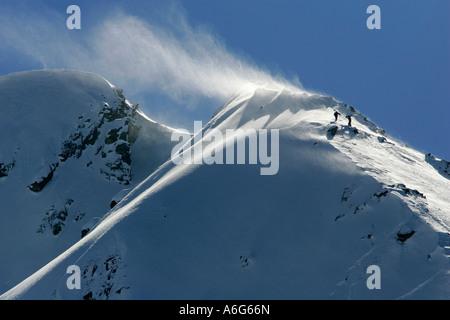 Cerchio di neve nelle montagne Pirin in località sciistica di Bansko, Bulgaria Foto Stock