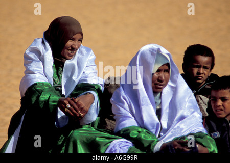 Donne libico nel Ghat, Libia Foto Stock