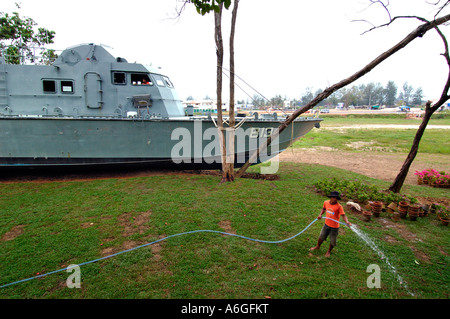 Thailandia, Khao Lak Un anno dopo il 26 dicembre 2004 tsunami. Foto Stock