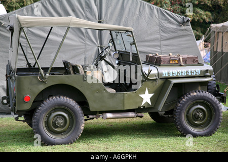 Jeep militari WW II Foto Stock