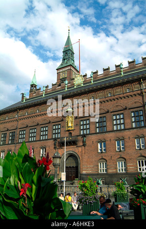 Radhus.City Hall.Radhuspladsen.Copenhagen.Danimarca Foto Stock