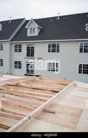 Appartamento nuovo edificio in costruzione Edificio 3 Foto Stock