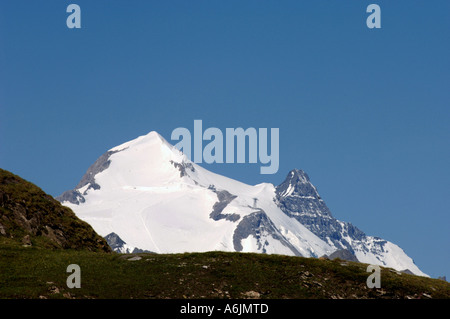 Vista sulla Grande Casse e Grande Motte, Vanoise sourh di Francia, Francia, Vanoise Foto Stock