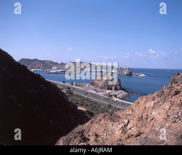 Porta Muttrah, Muscat Masqat Governatorato, Sultanato di Oman Foto Stock