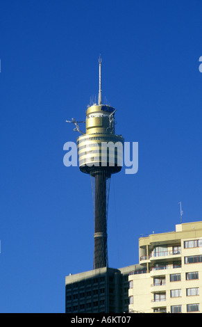 La Torre di Sydney si trova nel centro cittadino di Sydney è la piu' alta struttura artificiale in Australia Foto Stock