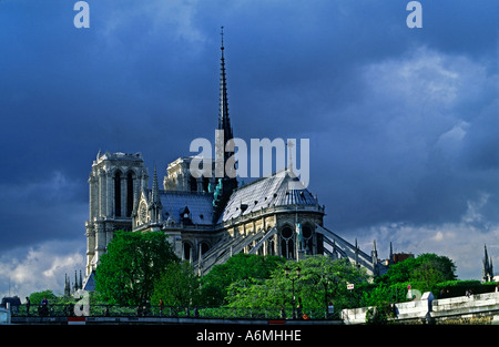 Notre Dame de Paris. Foto Stock