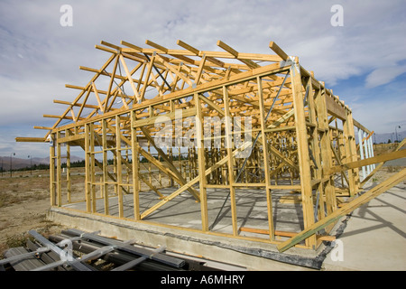 Legname struttura quadro classico di nuova zelanda casa Isola del Sud della Nuova Zelanda Foto Stock
