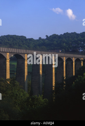 Acquedotto Pontcysyllte Trevor nelle vicinanze del Llangollen Denbighshire North Wales UK Foto Stock