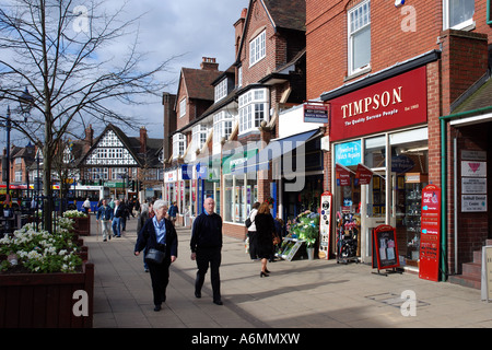 High Street, Solihull, West Midlands, England, Regno Unito Foto Stock