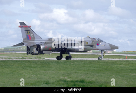 SEPECAT Jaguar GR1A, Royal Air Force Lossiemouth Scozia. GAV 2284-238 Foto Stock