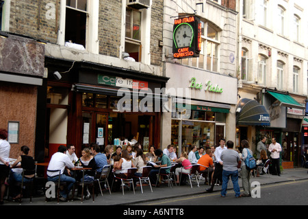 Bar Italia, Soho, London, Regno Unito Foto Stock