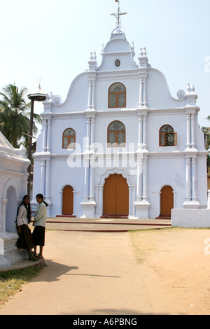 Nostra Signora della vita la Chiesa in Jewtown ,Cochin ,Kerala Foto Stock