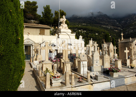 Il Principato di Monaco, cimitero Foto Stock