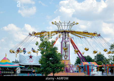 Altalene al carnevale Foto Stock