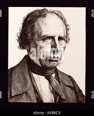 Uhland Johann Ludwig, 26.4.1787 - 13.11.1862, autore tedesco / scrittore, ritratto, incisione da Hugo Bürkner, secolo XIX, poeta, Foto Stock