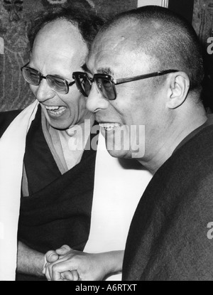 Dalai Lama xiv (Tenzin Gyatso), * 6.7.1935, lama tibetano e uomo politico, ritratto, Francoforte alla Fiera del Libro di Francoforte sul Meno, 9.10 Foto Stock