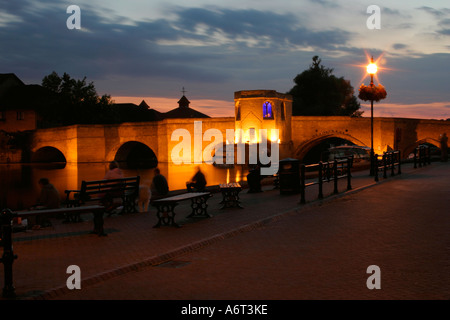 St Ives Bridge e banchina Foto Stock