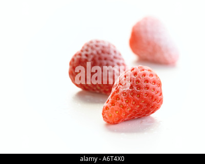 Le fragole congelate Foto Stock