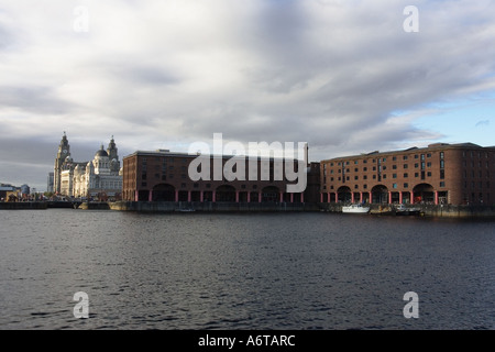 L'Albert Dock Foto Stock