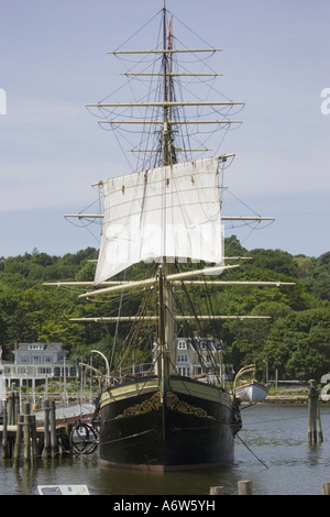 Joseph Conrad Tall Ship Mystic Connecticut Foto Stock