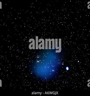 La fotografia notturna della Via Lattea e un cielo stellato Foto Stock