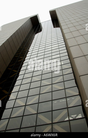 Architettura contemporanea in Minneapolis skyline Hennepin County Government Center Foto Stock