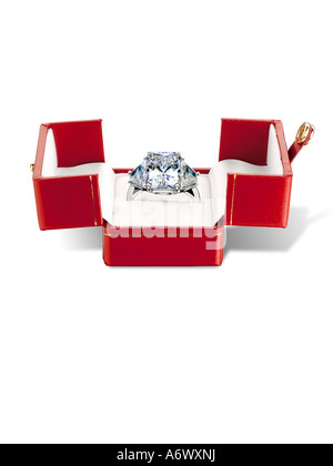 Diamante anello di innesto Foto Stock