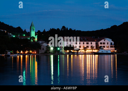 Sipan isola sulla costa dalmata della Croazia Foto Stock