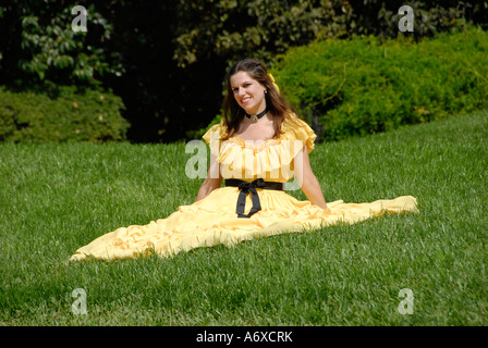 Southern Belles a Cypress Gardens Winter Haven Florida US Foto Stock