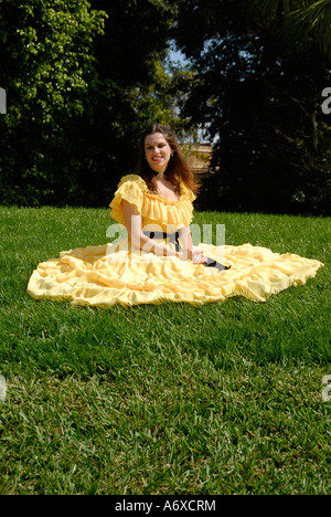 Southern Belles a Cypress Gardens Winter Haven Florida US Foto Stock