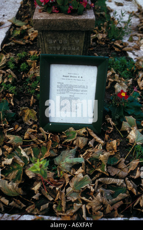 Sapper Cipolle Grave Alderney Isole del Canale Foto Stock