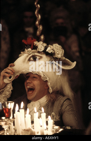 AMADEUS 1984 Saul Zaentz film con Tom Hulce come Mozart Foto Stock