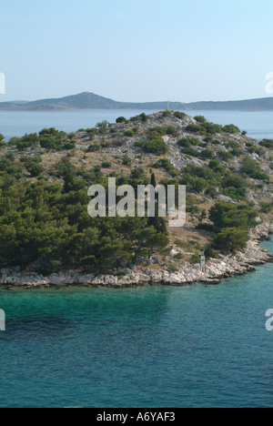 Isola Tribunj vicino croato Croazia continentale Foto Stock