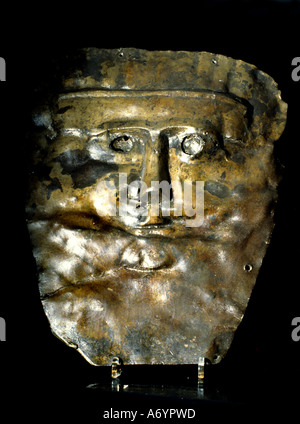 Bagno romano storico museo Inghilterra Spa maschera di Roma Foto Stock