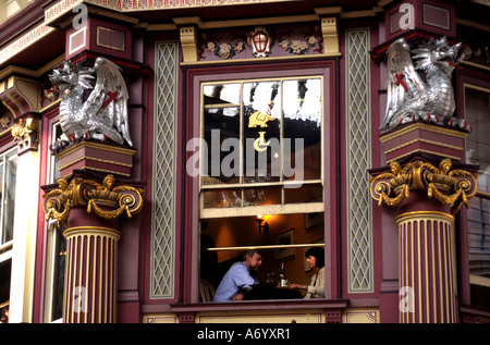 Mercato Leadenhall City di Londra Inghilterra British Ristorante Foto Stock