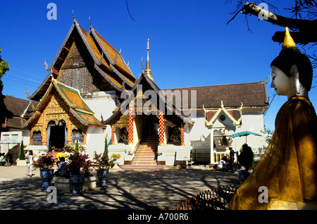 Wat Phra That Doi Suthep periferia di Chiang Mai Chiang Mai Provincia Thailandia Asia Foto Stock