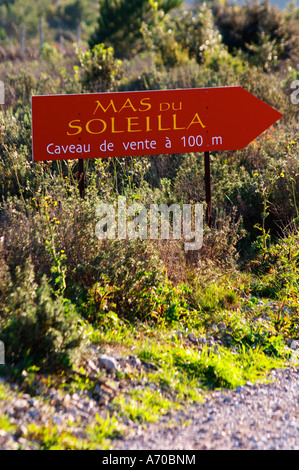 La Clape. Languedoc. Domaine du Mas Soleilla. Gariga vegetazione del sottobosco con cespugli e piante aromatiche. La Francia. L'Europa. Foto Stock