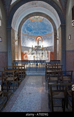 Chateau St Martin de la Garrigue. Languedoc. La cappella privata. La Francia. L'Europa. Foto Stock