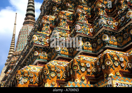 Tailandia Bangkok Wat Arun Thai tempio buddista Foto Stock