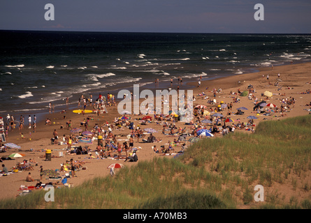 NA, Canada Prince Edward Island, isola del Principe Edoardo NP. Brackley Beach Foto Stock