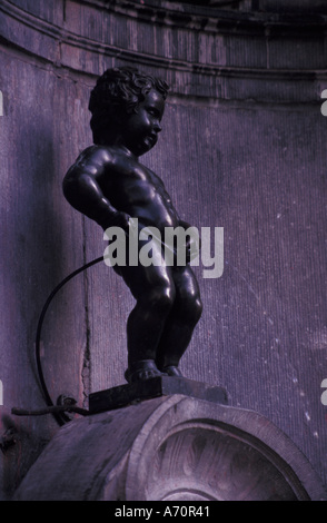 Europa Belgio Bruxelles Mannekin-Pis Foto Stock