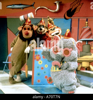 BANANA ci divide serie TV 1968 al 1970 con da sinistra Drooper, Fleegle, bingo e Snorky Foto Stock