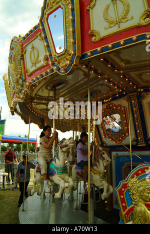 Merry Go Round a Montreal in Quebec Foto Stock