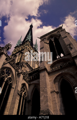 Francia Normandia Rouen. Eglise St. Ouen Foto Stock