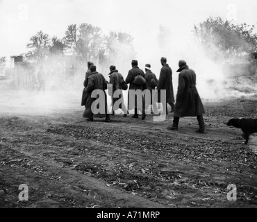 Eventi, Seconda guerra mondiale / seconda guerra mondiale, prigionieri di guerra, Russia, catturato soldati sovietici, 1941, Foto Stock