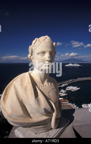 L'Europa, Italia, Sorrento Classic busto Romano Foto Stock